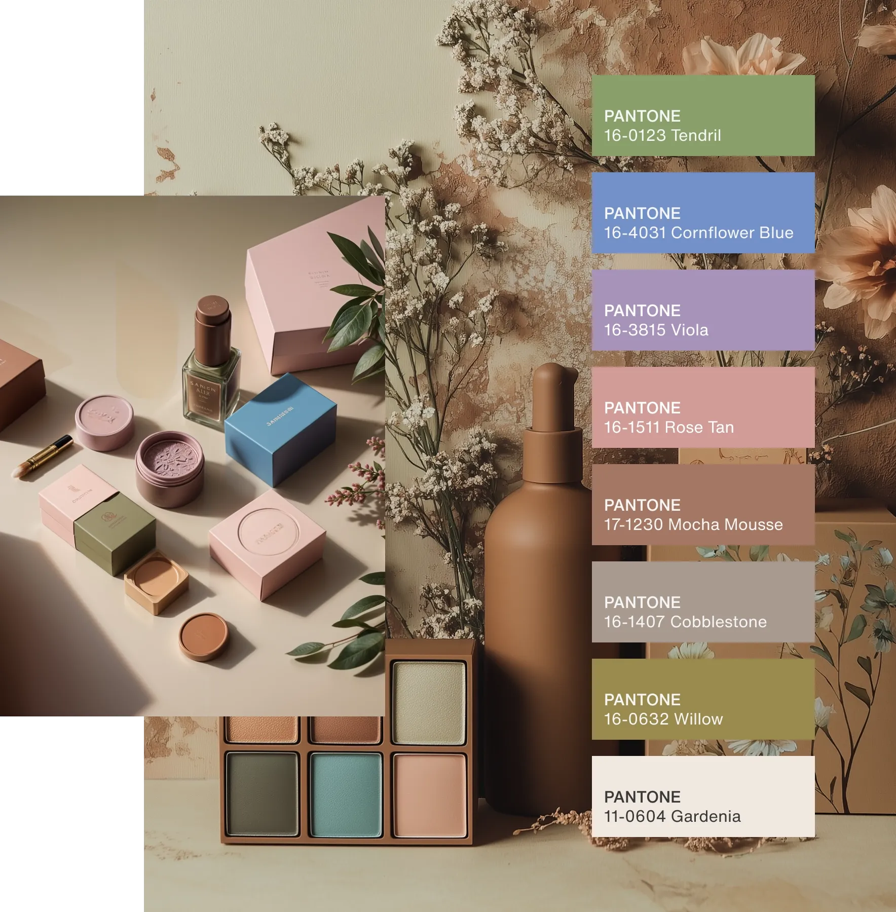 Pantone Kleurencombinaties Met Mocca Mousse