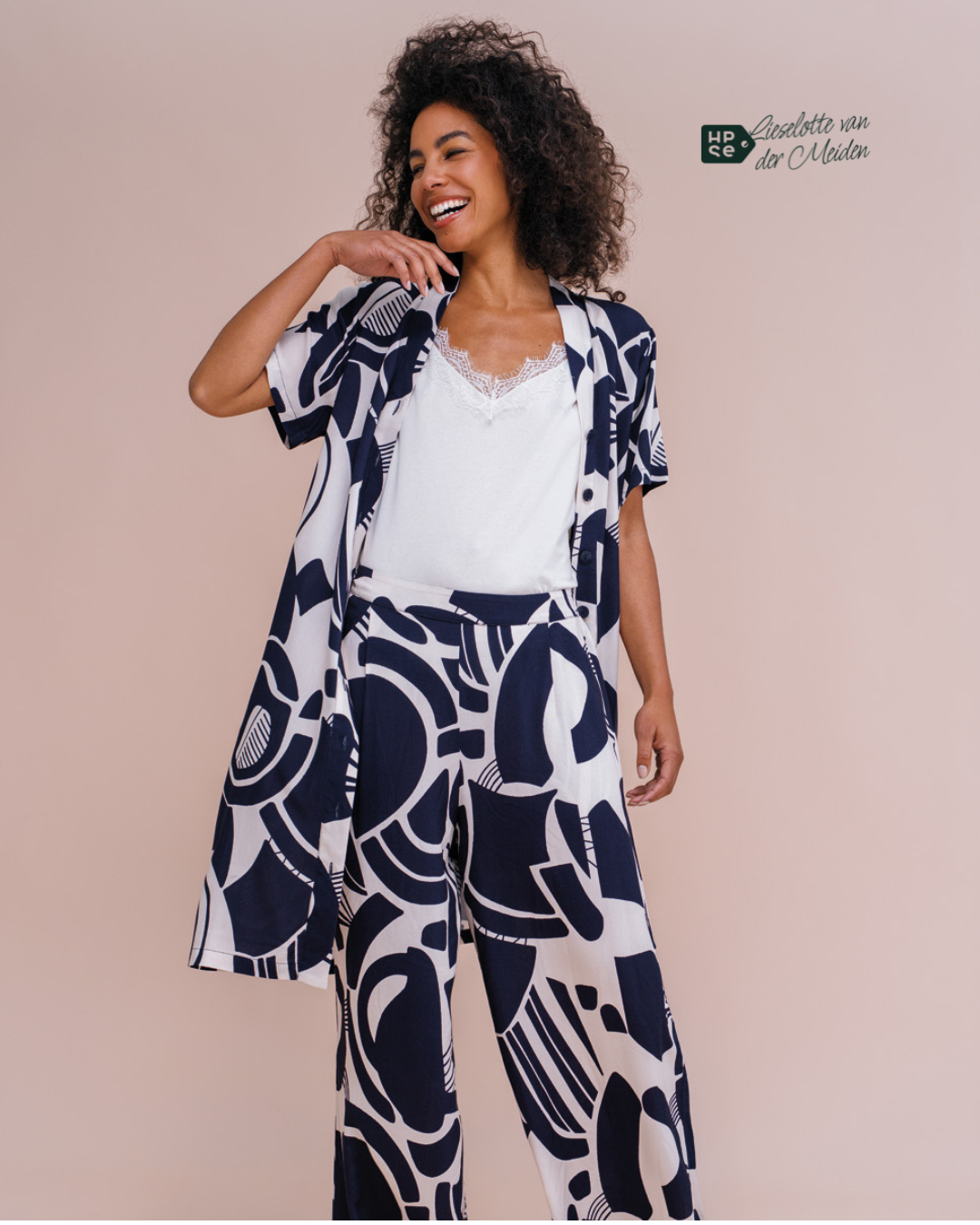 HPSE S26 Staand Blauw Wit Pak Met Print